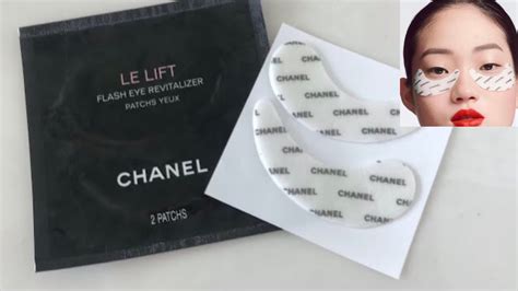 chanel le lift eye patches how to use|Chanel le lift revitalizer.